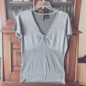NEW DIRECTIONS: DARK GRAY SWEATER SIZE L